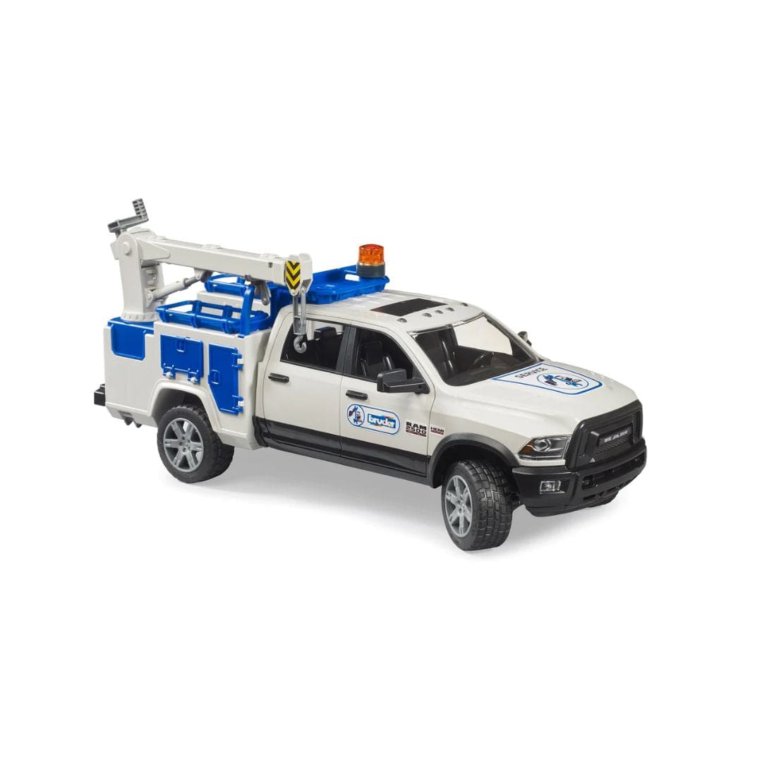 BRUDER Transportes RAM 2500 Service truck con luz giratoria 02509- Escala 1:16 BRU02509