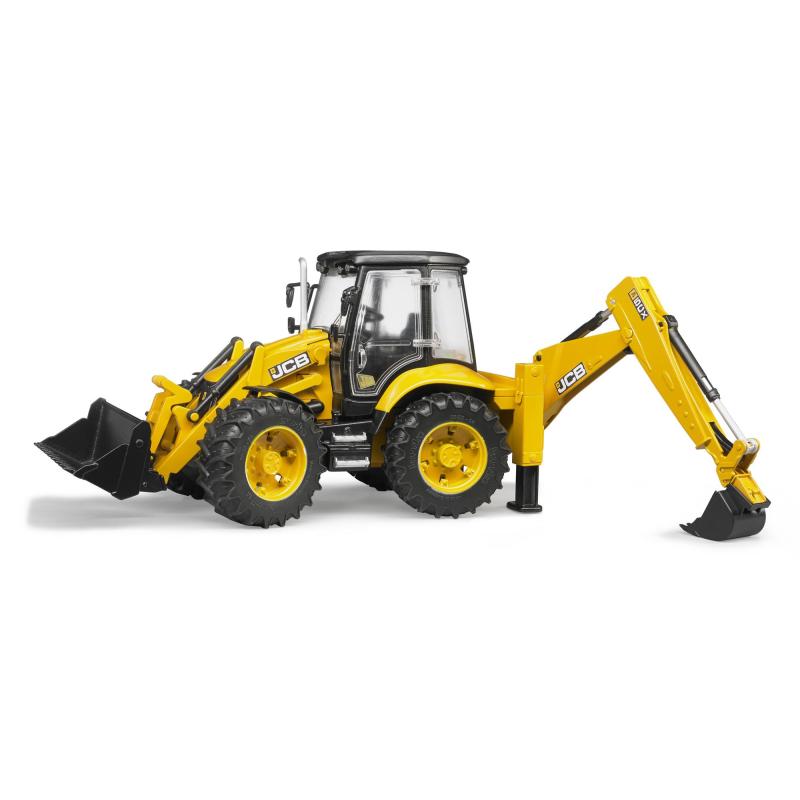 BRUDER Transportes Retroexcavadora JCB 5CX eco Backhoe loader 02454- Escala 1:16- BRUDER BRU02454