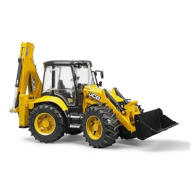 BRUDER Transportes Retroexcavadora JCB 5CX eco Backhoe loader 02454- Escala 1:16- BRUDER BRU02454