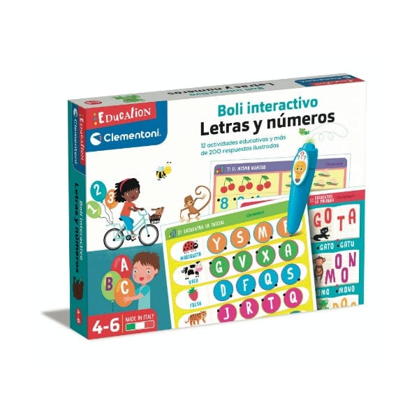 CLEMENTONI Juegos de Ciencia Juego Boli interactivo letras y números 55319
