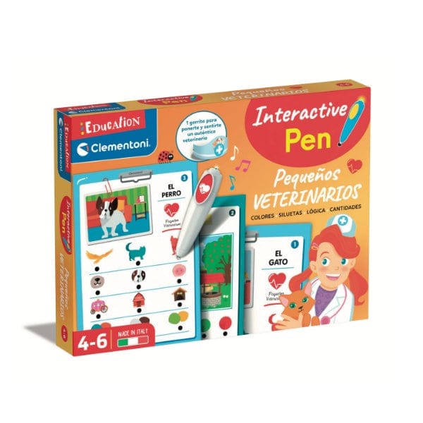 CLEMENTONI Juegos de Ciencia Juego Boli interactivo pequeños veterinarios 55516