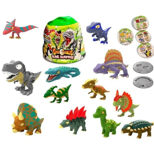 CRAZE Arte / Manualidades Cápsula de slime sorpresa dino - Craze 46319