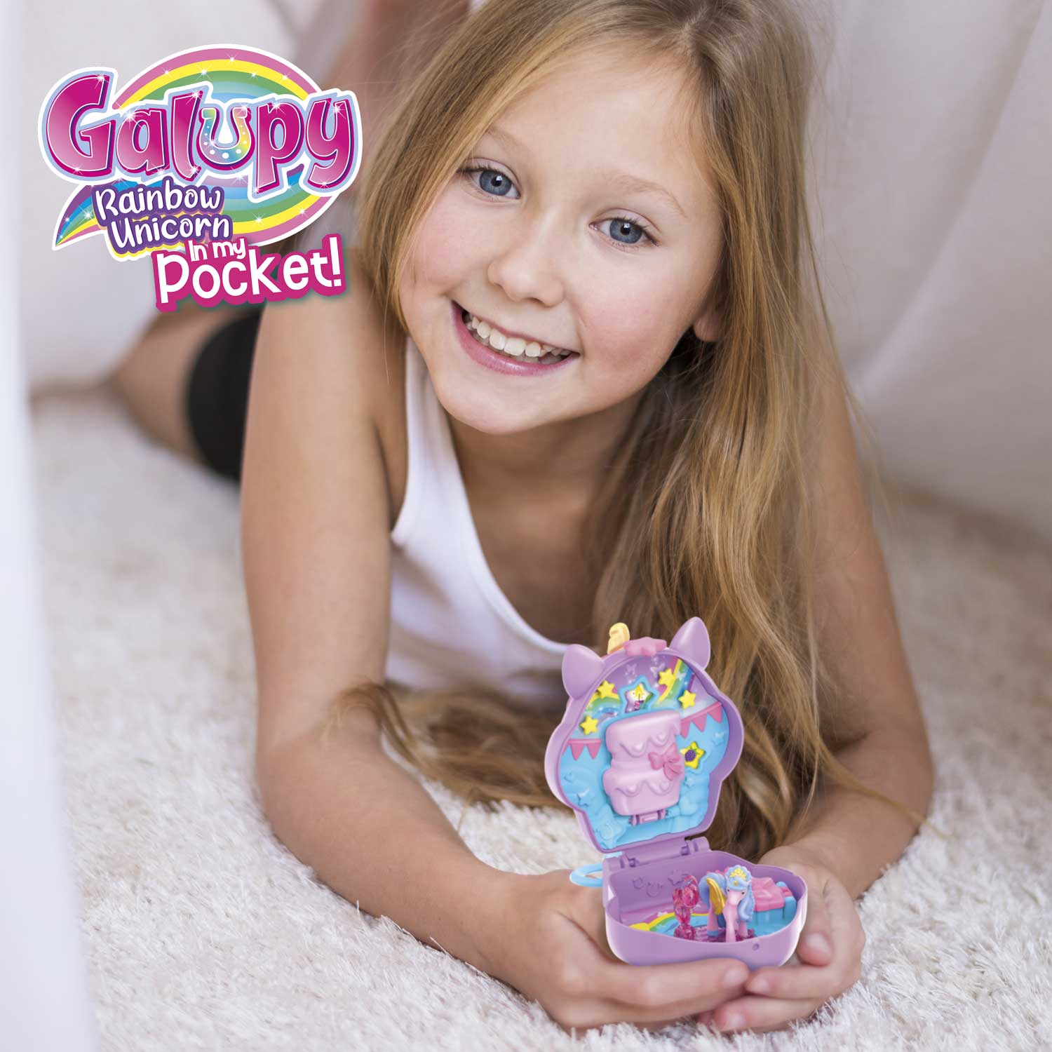 Craze Figuras de colección Set de juego coleccionable Unicornio Arcoíris Galupy in My Pocket - Craze 52990