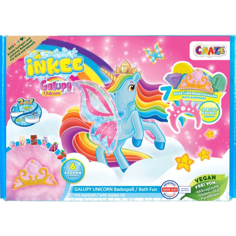 CRAZE Juegos para el Baño Caja de regalo para el baño de unicornio - Craze 47286