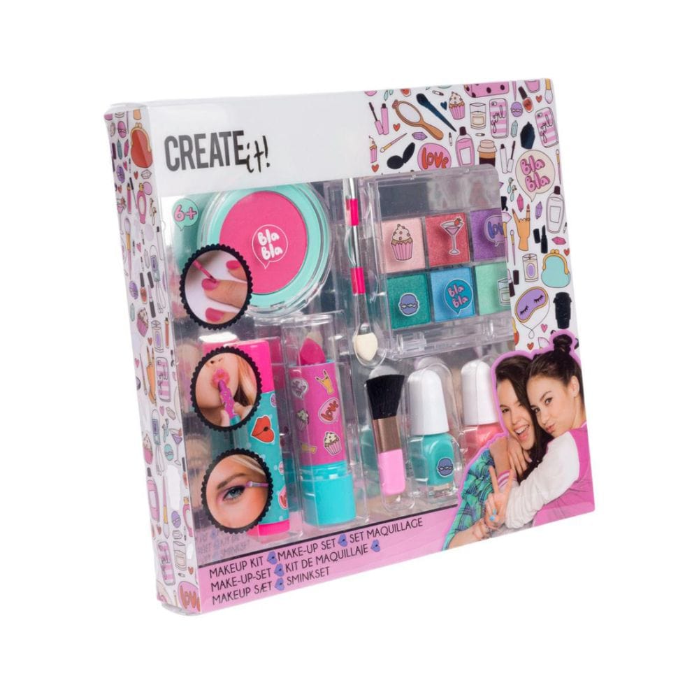 Create It Juegos de roles Set de Maquillaje Rosa Turquesa - Creat It 84502V1