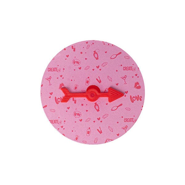 CREATE IT Rueda giratoria para esmaltes de uñas con 16 frascos- Creat It 84515A