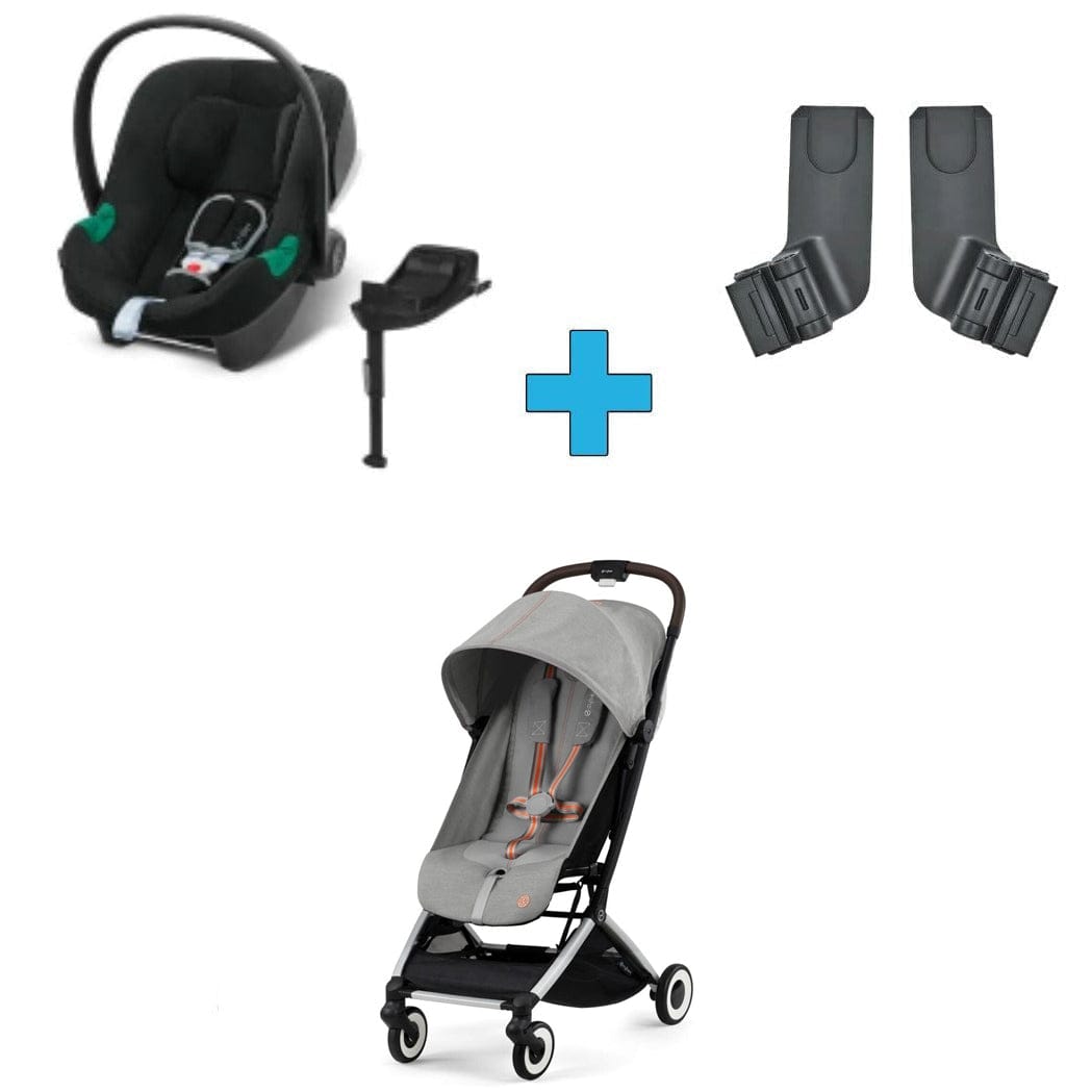 Cybex Coche Arma tu PACK Coche Orfeo cybex desde Recien Nacido con huevo Aton S2
