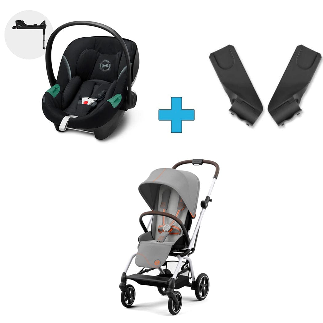 Cybex Coche Coche Cybex Eezy s twist+ 2 slv 3.0 desde Recién Nacido con huevo Aton S2