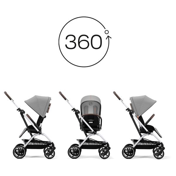 Cybex Coche Coche Cybex Eezy S twist+ 2 slv lava grey CBX522001097