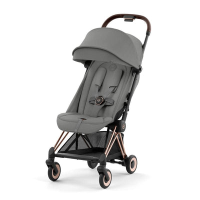 Coche de paseo Coya Chasis Rosegold - Mirage Grey