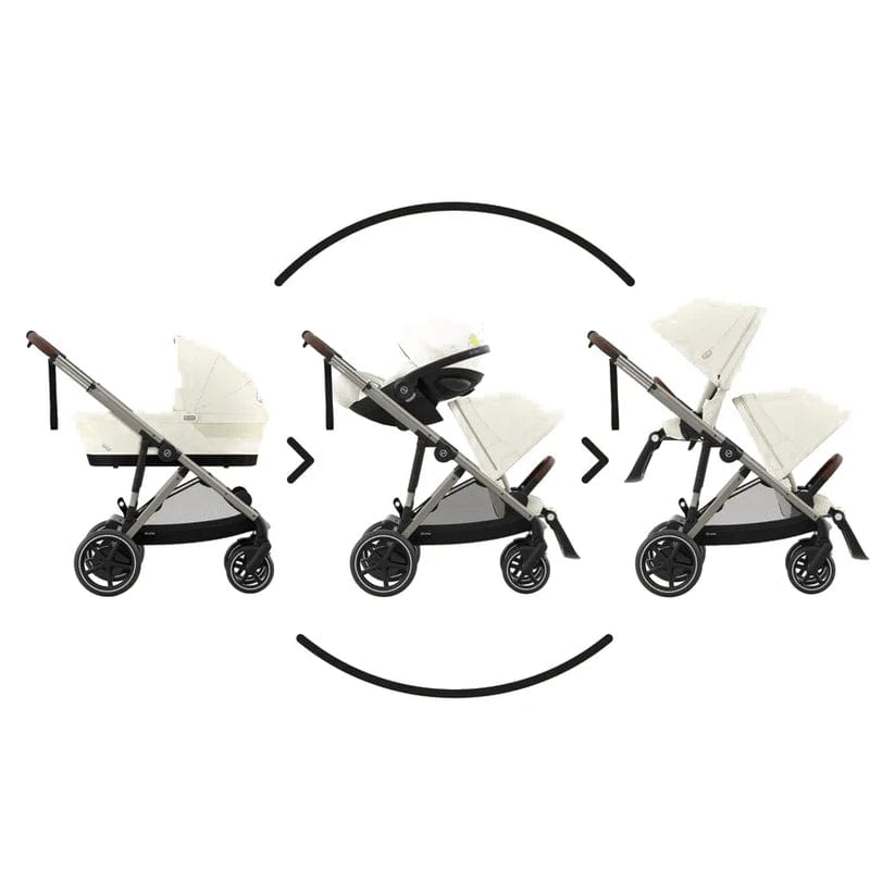 Cybex Coche Coche de paseo e-Gazelle S Silver Stone Grey - Cybex CBX524000523