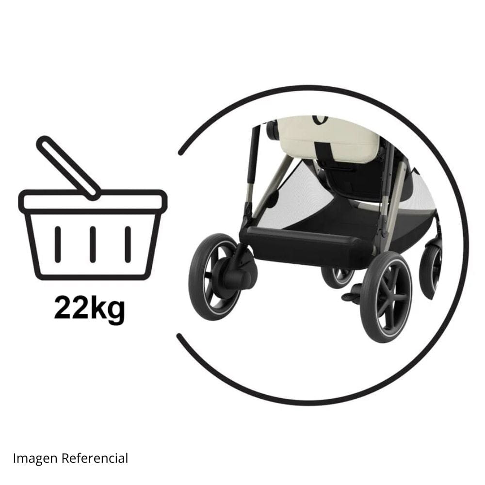 Cybex Coche Coche de paseo e-Gazelle S TPE Almond Beige - Cybex CBX524000547