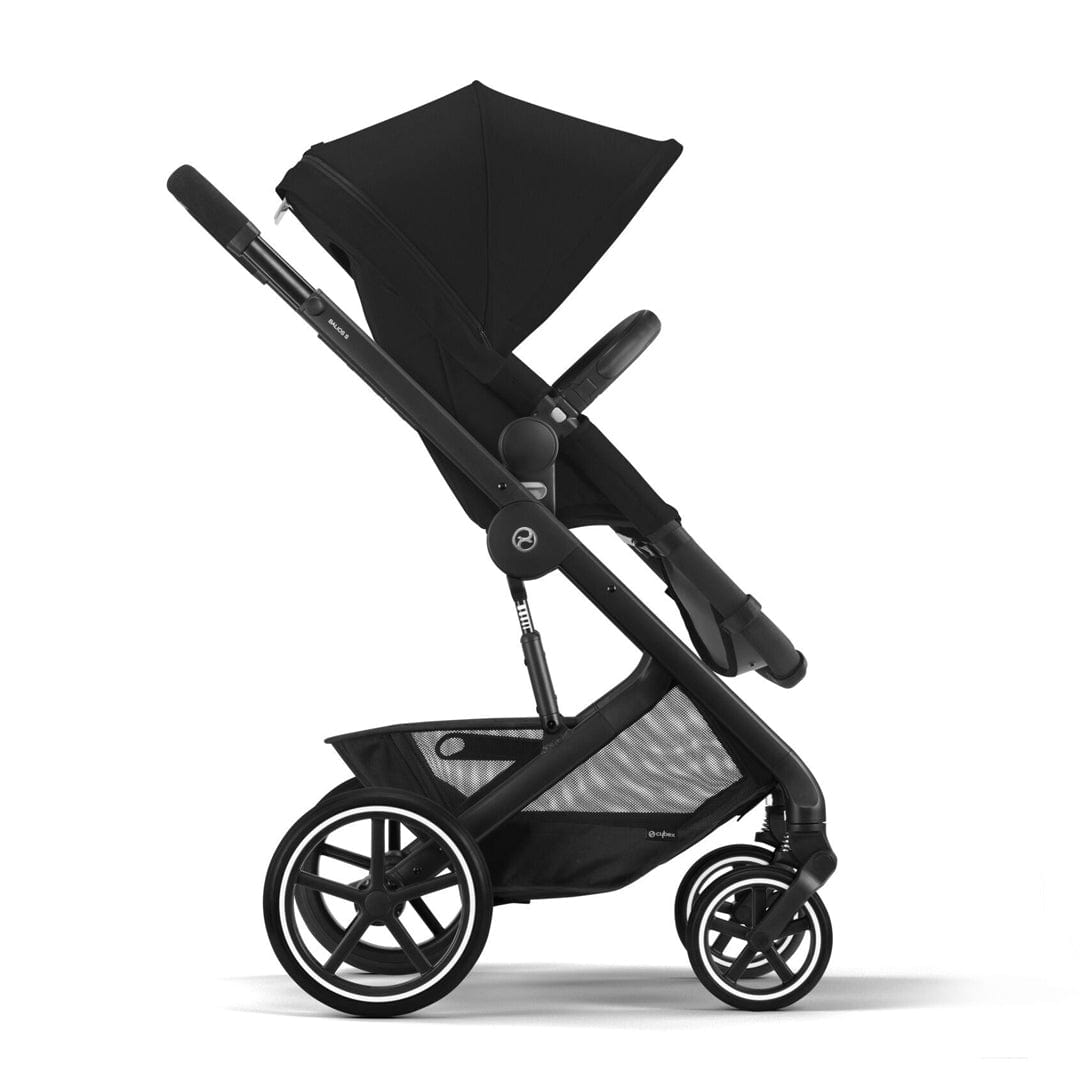 Cybex Coche Travel System Coche Balios 2 en 1 BLK Nebula Black + Aton 5 + Base CBX69091259788853