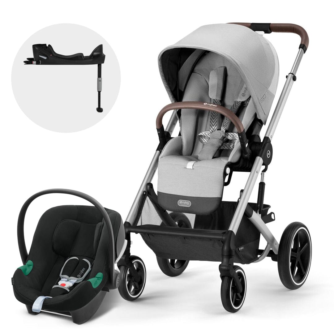 Cybex Coche Travel System Coche Balios S  Lux 3.0  SLV Lava Grey+ Aton B2+ Base CBX68452577944506