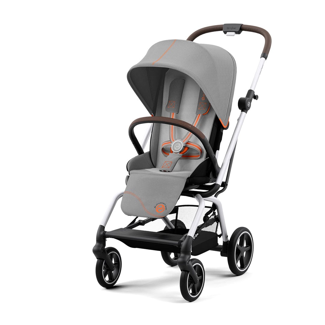 Cybex Coche Travel System Coche Eezy S twist+ SLV lava grey + Aton 5 + Base CBX66800277025026