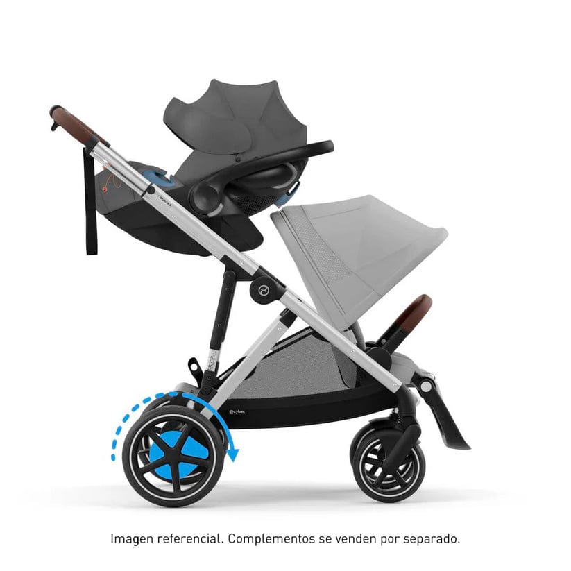 Cybex Coches Travel System Arma tu PACK de Coche e-Gazelle S Cybex con huevo para auto Aton B2 ARMAEGAZELLEB2