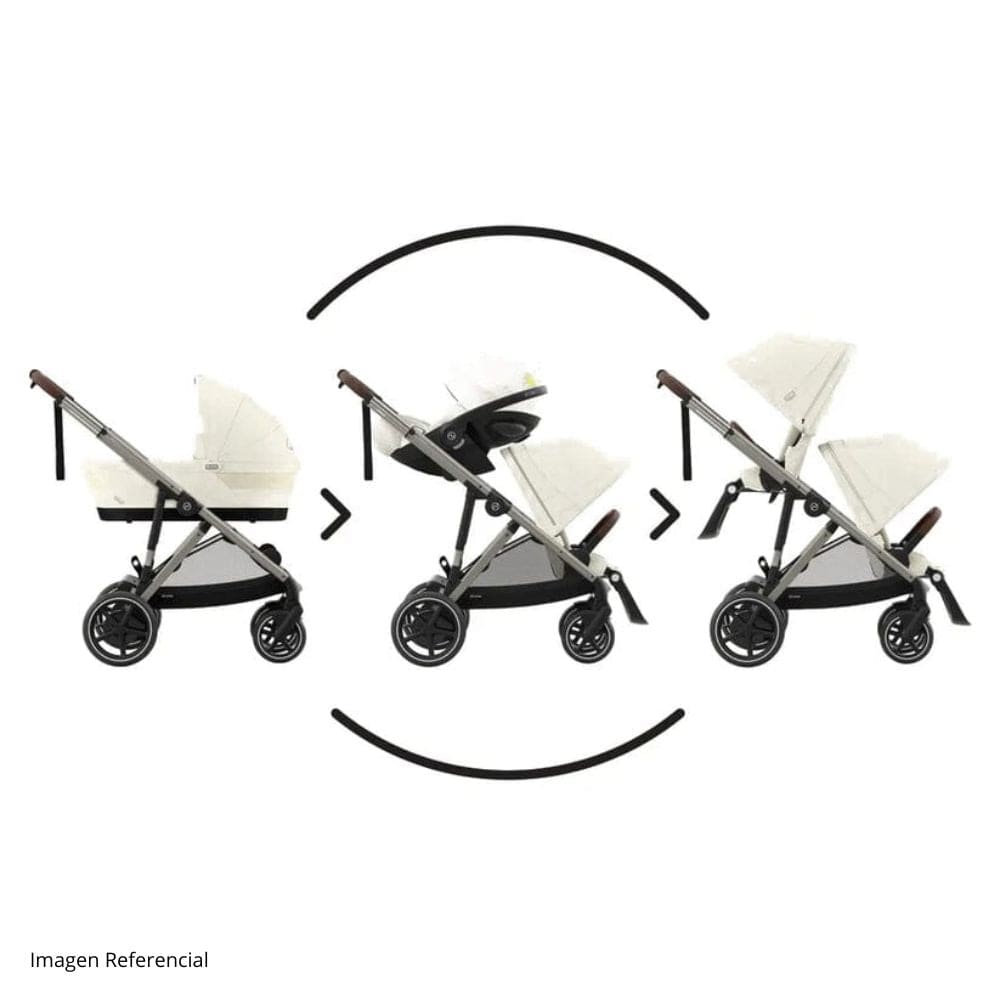 Cybex Coches Travel System Arma tu PACK de Coche e-Gazelle S Cybex con huevo para auto Aton B2 ARMAEGAZELLEB2