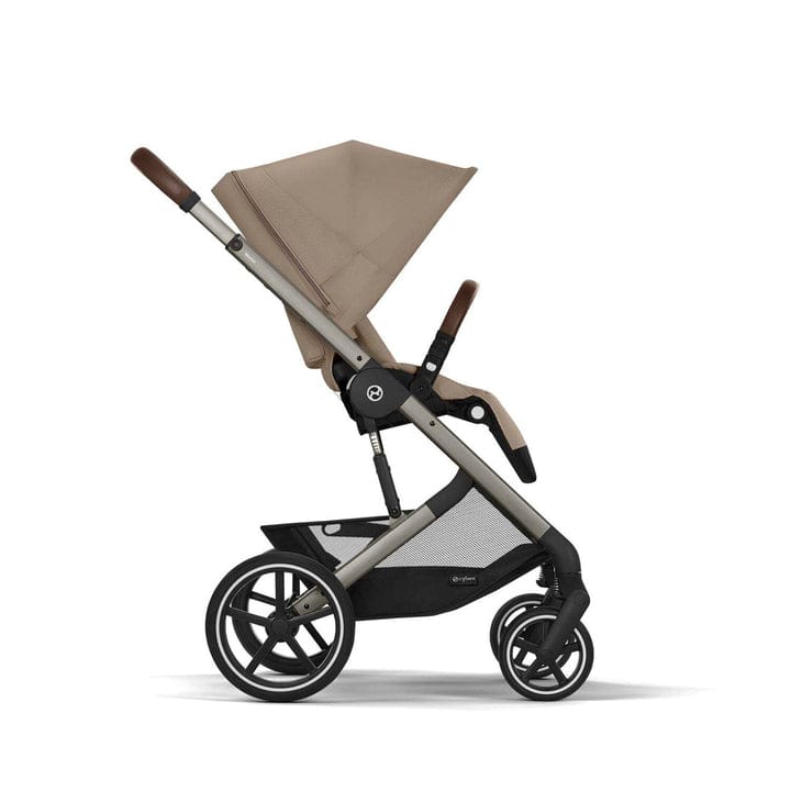 Cybex Coches Travel System Travel System coche Balios S Lux 3.0 TPE Almond Beige + Aton B2 - Cybex CBX74655606504282
