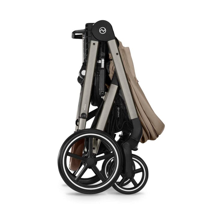 Cybex Coches Travel System Travel System coche Balios S Lux 3.0 TPE Almond Beige + Aton B2 - Cybex CBX74655606504282