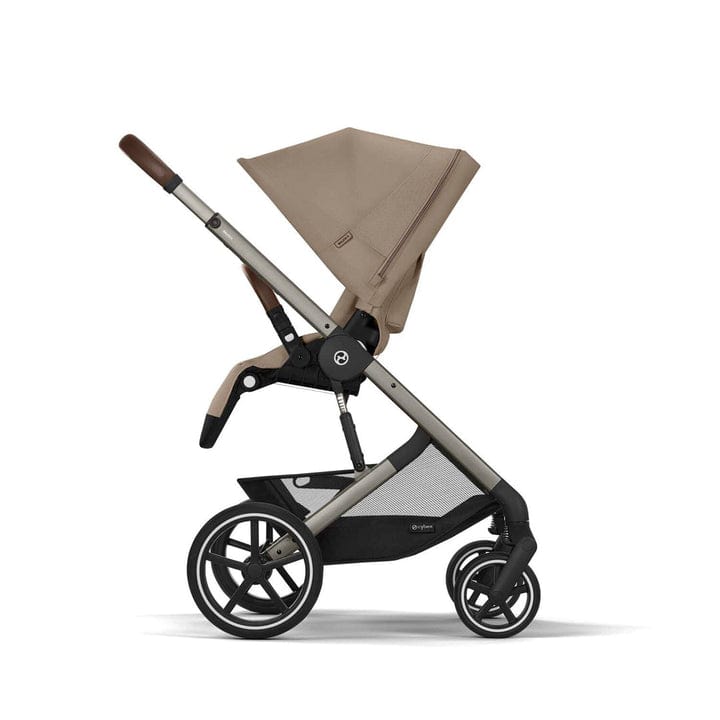 Cybex Coches Travel System Travel System coche Balios S Lux 3.0 TPE Almond Beige + Aton B2 - Cybex CBX74655606504282