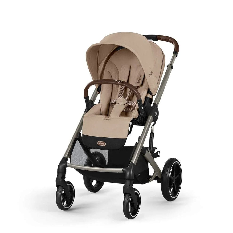 Cybex Coches Travel System Travel System coche Balios S Lux 3.0 TPE Almond Beige + Aton B2 - Cybex CBX74655606504282