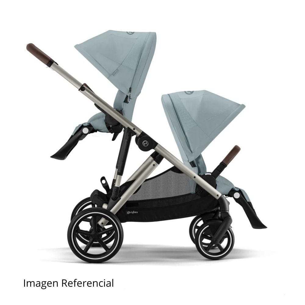 Cybex Coches Travel System Travel System coche Gazelle S TPE Stormy Blue + Aton S2 + Base CBX74655694347705