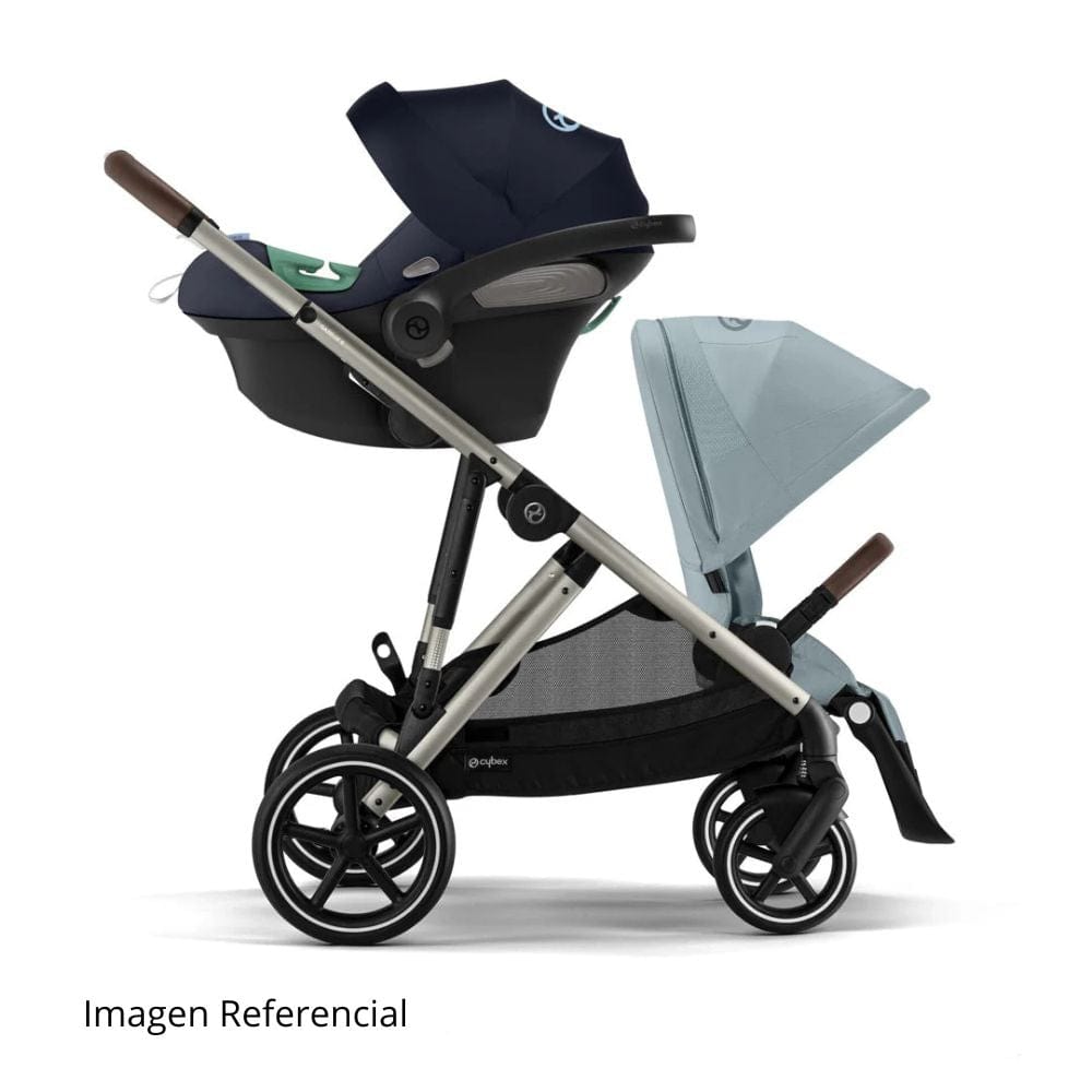 Cybex Coches Travel System Travel System coche Gazelle S TPE Stormy Blue + Aton S2 + Base CBX74655694347705