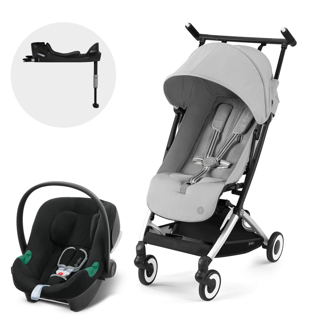 Cybex Coches Travel System Travel System Coche Libelle Fog Grey + Aton B2 + Base CBX72183262765350