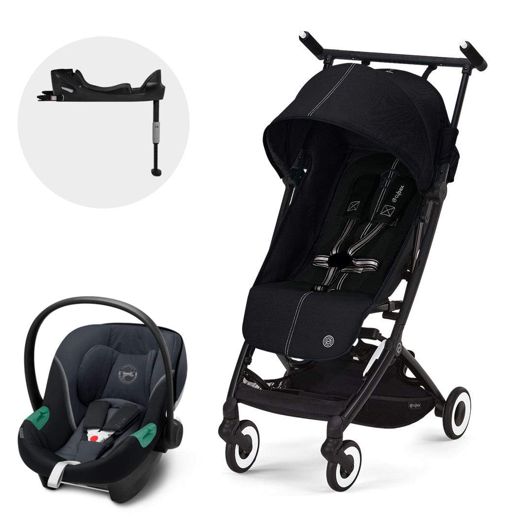 Cybex Coches Travel System Travel System Coche Libelle Moon Black + Aton S2 + Base CBX69153439272971