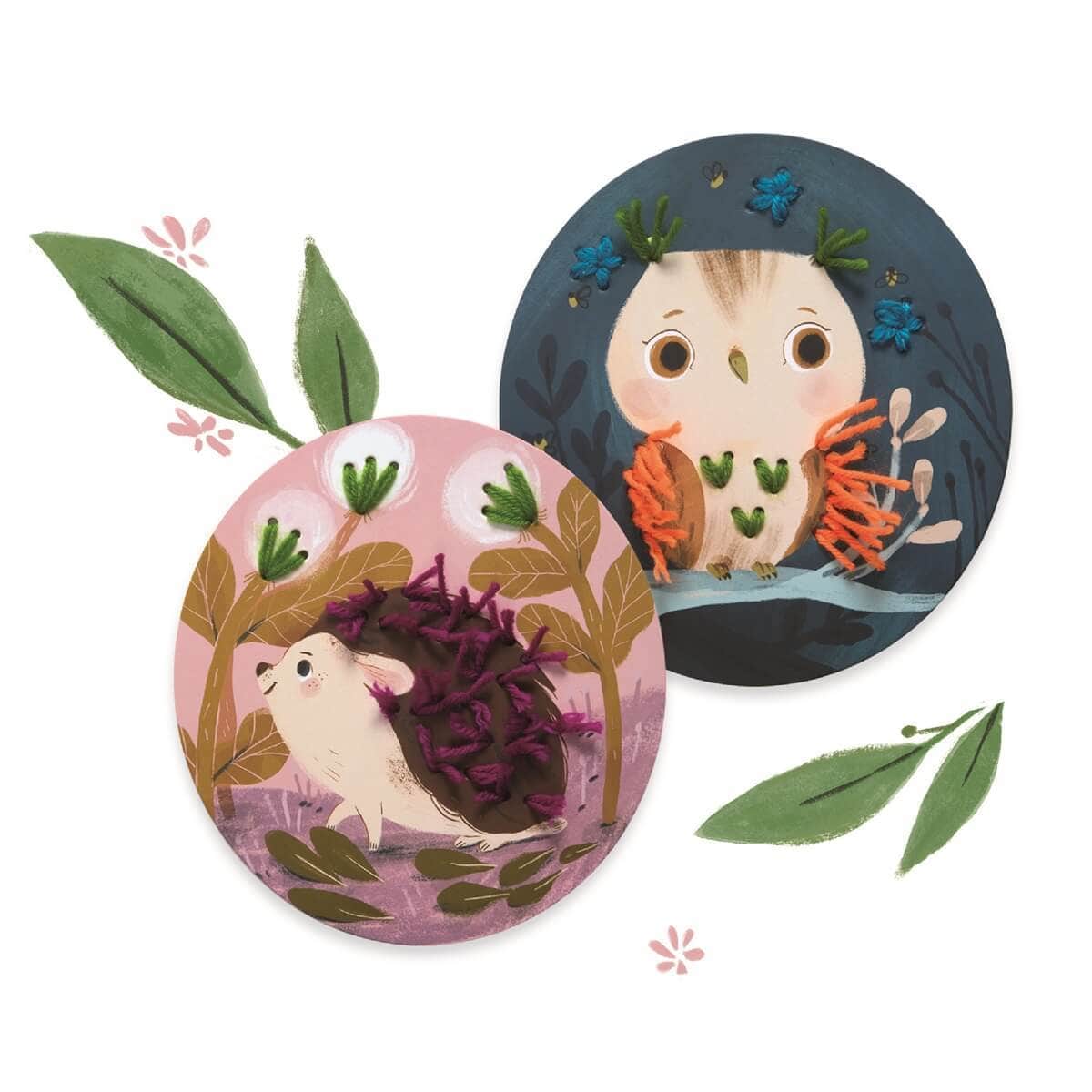 Design By Djeco Arte / Manualidades Caja de Manualidades: Introducción al bordado - Design By Djeco DJ00078