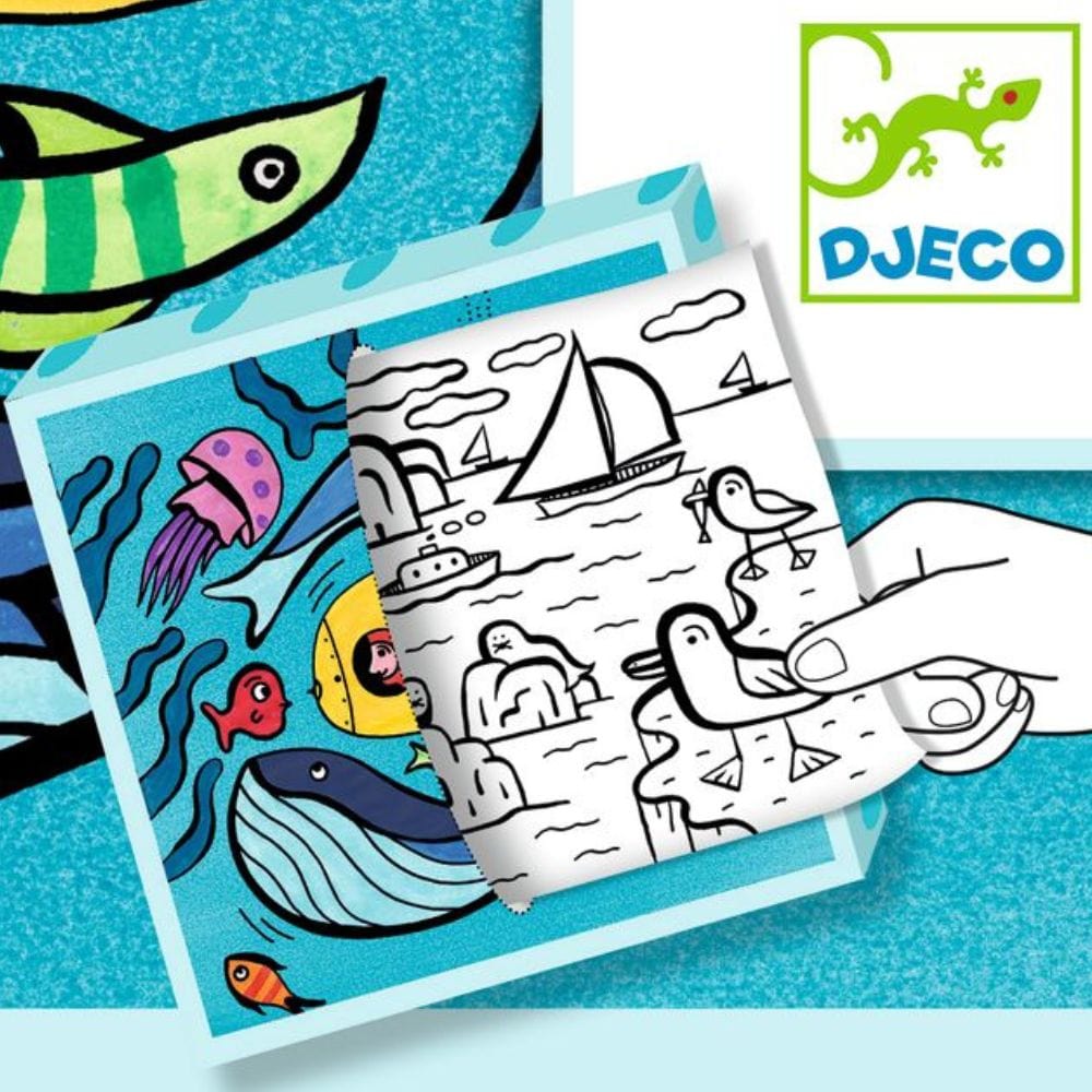 Design By Djeco Arte / Manualidades Dispensador de dibujos para colorear - Design By Djeco DJ00051