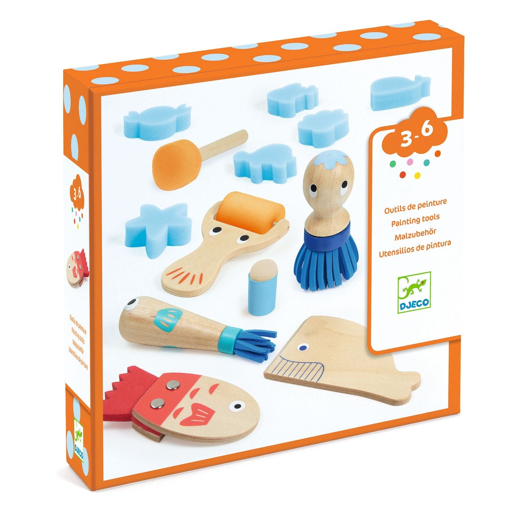Design By Djeco Arte / Manualidades Herramientas únicas para pintar - Design By Djeco DJ09014
