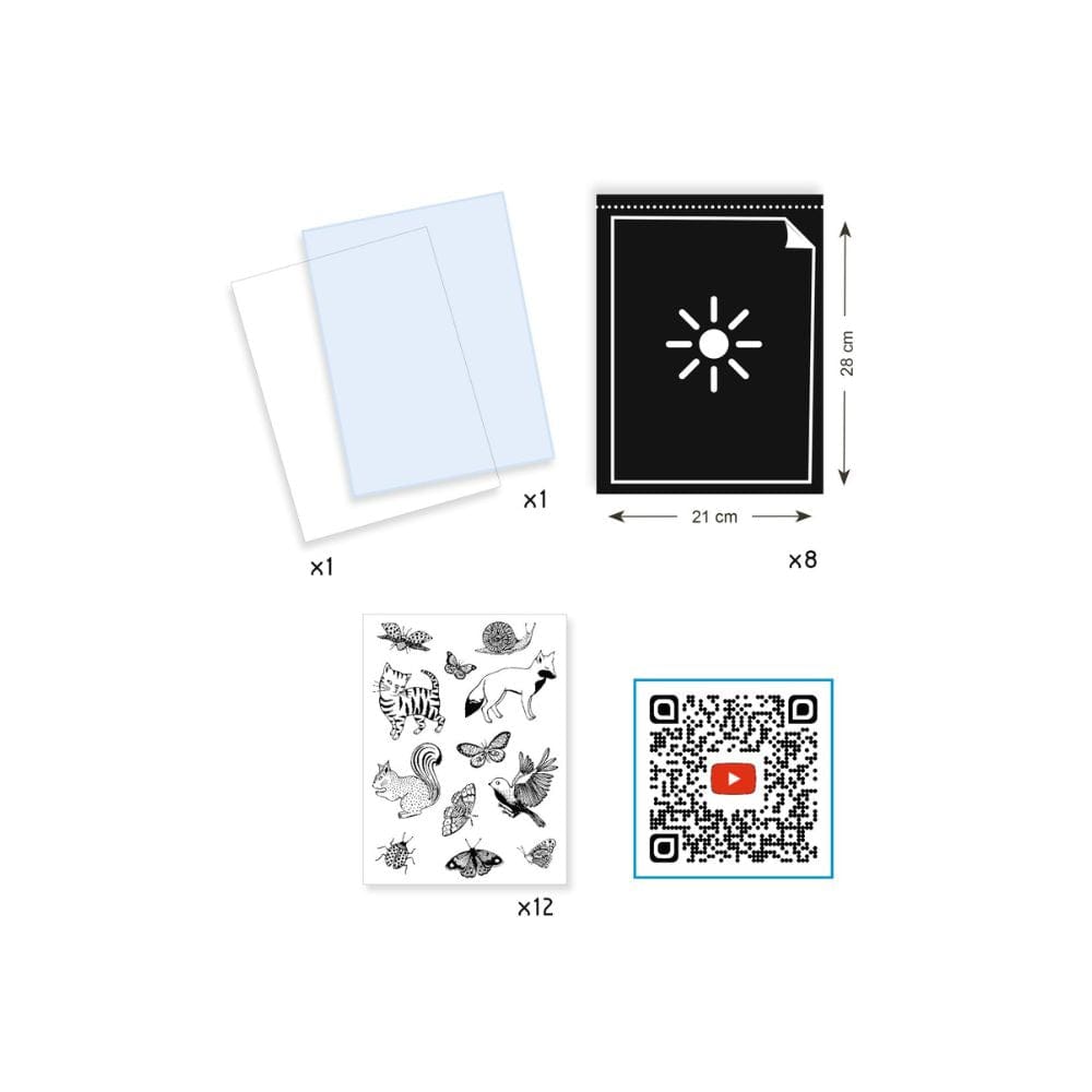 Design By Djeco Arte / Manualidades Kit de inicio para cianotipo - Design by Djeco DJ09339
