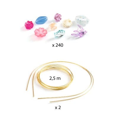 Design By Djeco Arte / Manualidades Kit de manualidades Duo de tiaras Azul - Djeco DJ00038