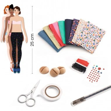 Design By Djeco Arte / Manualidades Kit de manualidades La Moda de Marie - Design by Djeco DJ09335