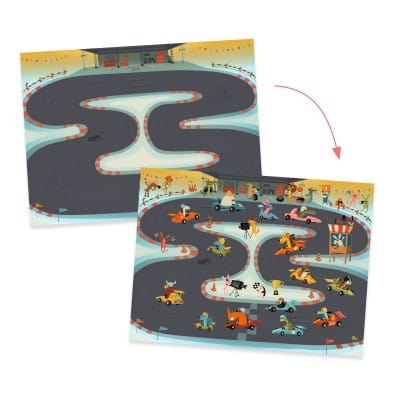 Design By Djeco Arte / Manualidades Set de Actividades Asfalto - Design By Djeco DJ09357