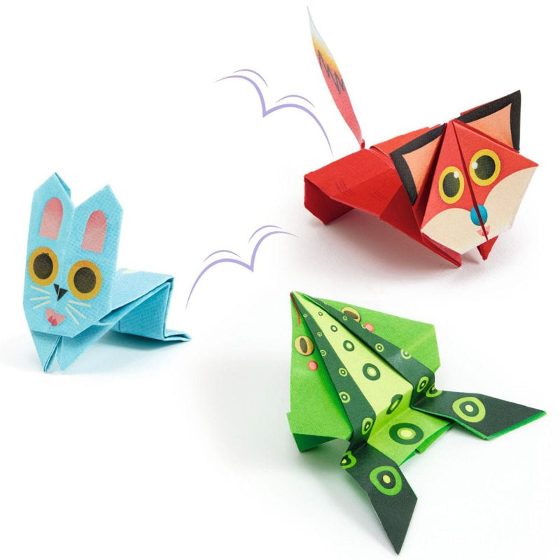 Design By Djeco Arte / Manualidades Set de Origami Animales saltarines - Design by Djeco DJ08702