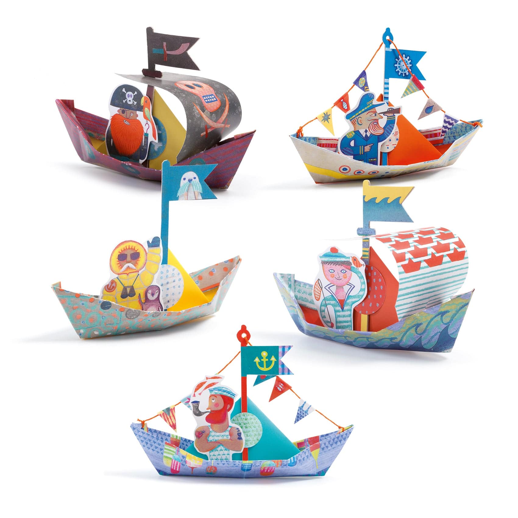 Design By Djeco Arte / Manualidades Set de Origami Barcos DJ08779