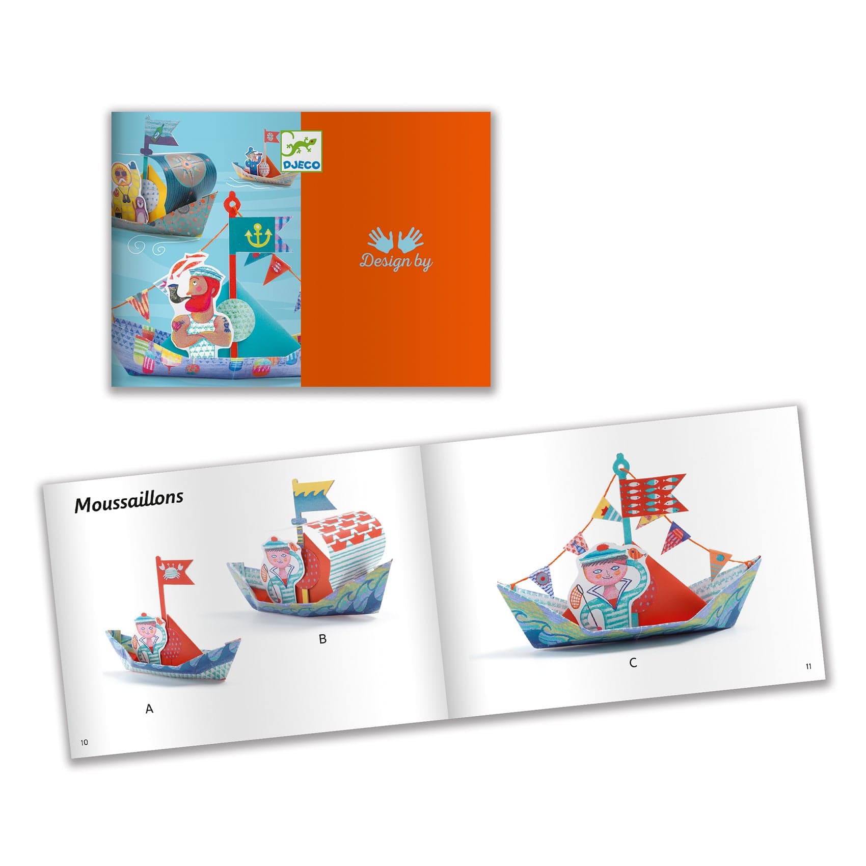 Design By Djeco Arte / Manualidades Set de Origami Barcos DJ08779