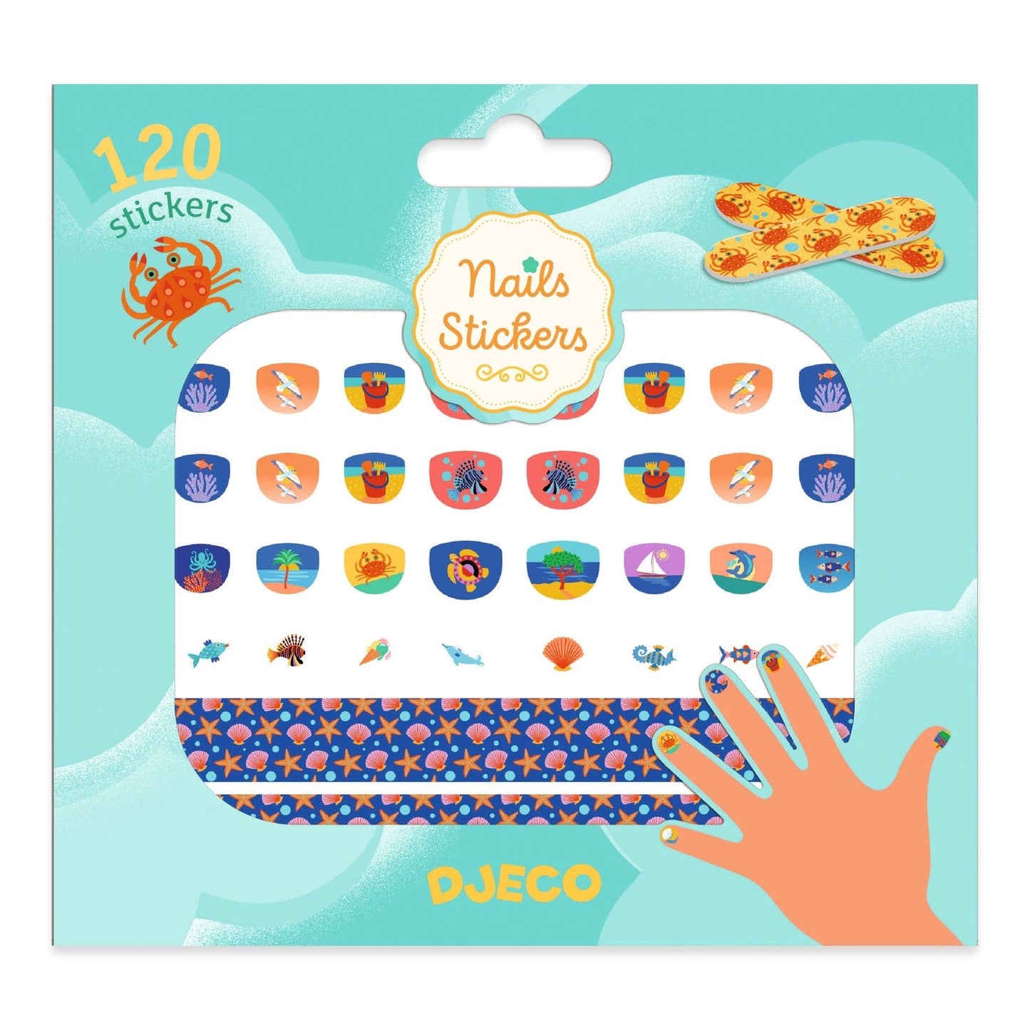 Design By Djeco Arte / Manualidades Stickers para uñas de mar DJ09244