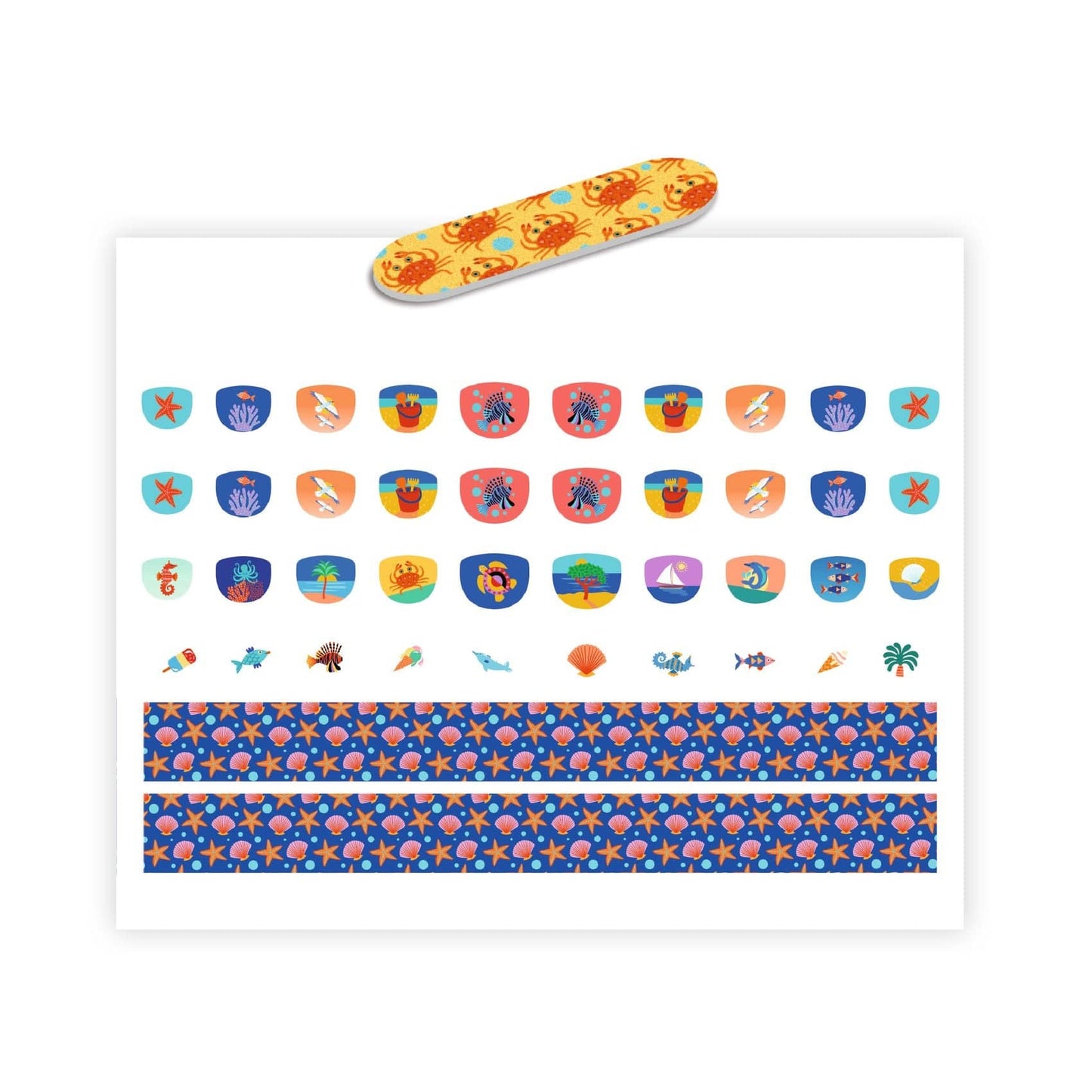 Design By Djeco Arte / Manualidades Stickers para uñas de mar DJ09244