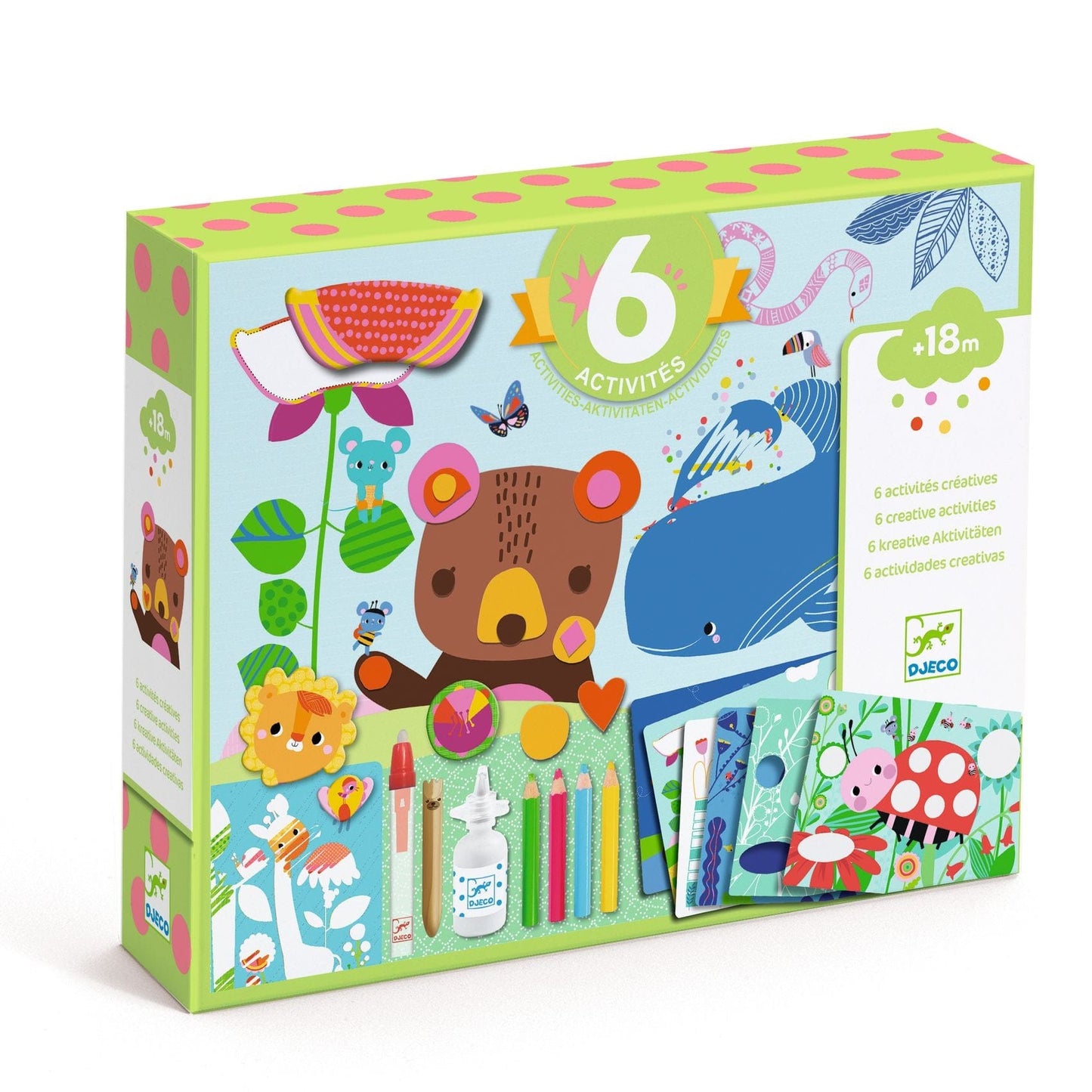 Design By Djeco Arte y Manualidades Caja Multi Actividades el ratón y sus amigos DJ09295
