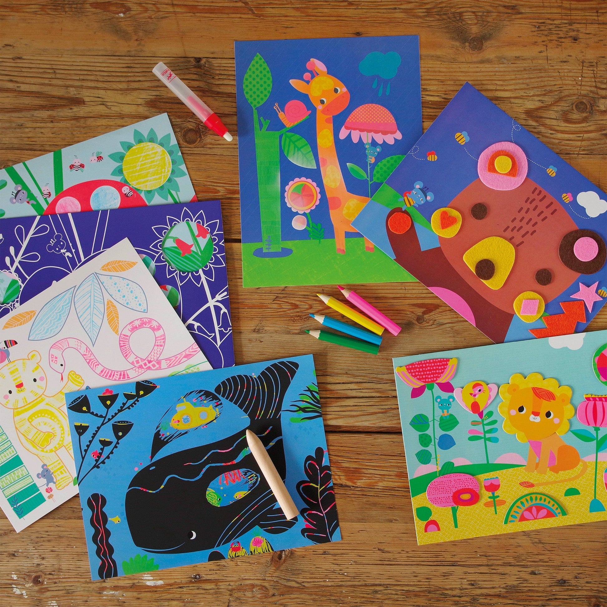 Design By Djeco Arte y Manualidades Caja Multi Actividades el ratón y sus amigos DJ09295