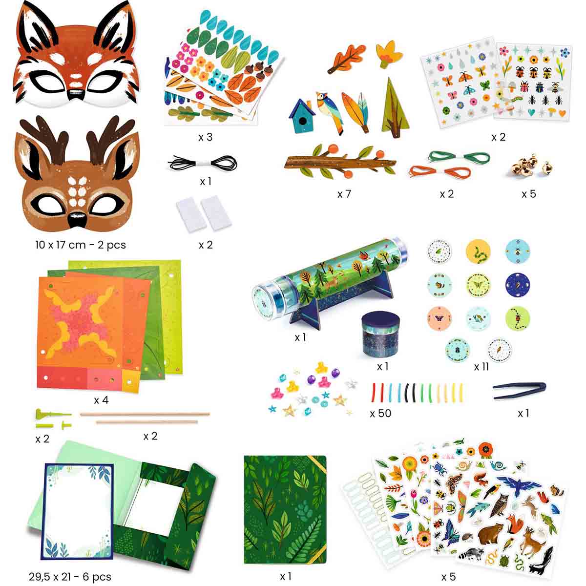 Design By Djeco Arte y Manualidades Caja Multi Actividades Naturaleza DJ07933