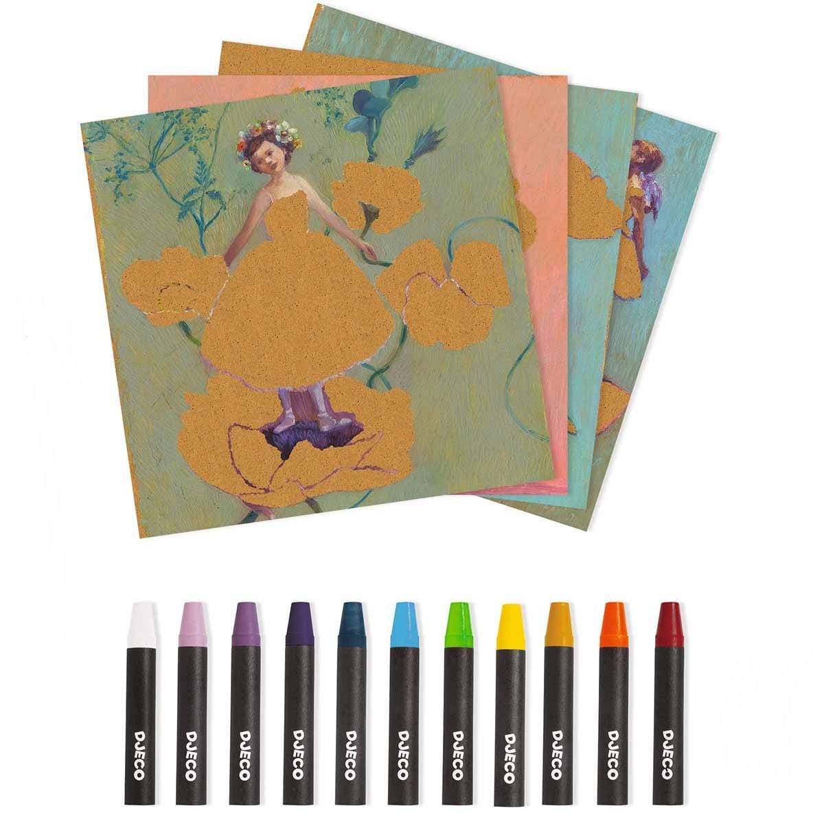 Design By Djeco Arte y Manualidades Coloreando una bailarina DJ09381