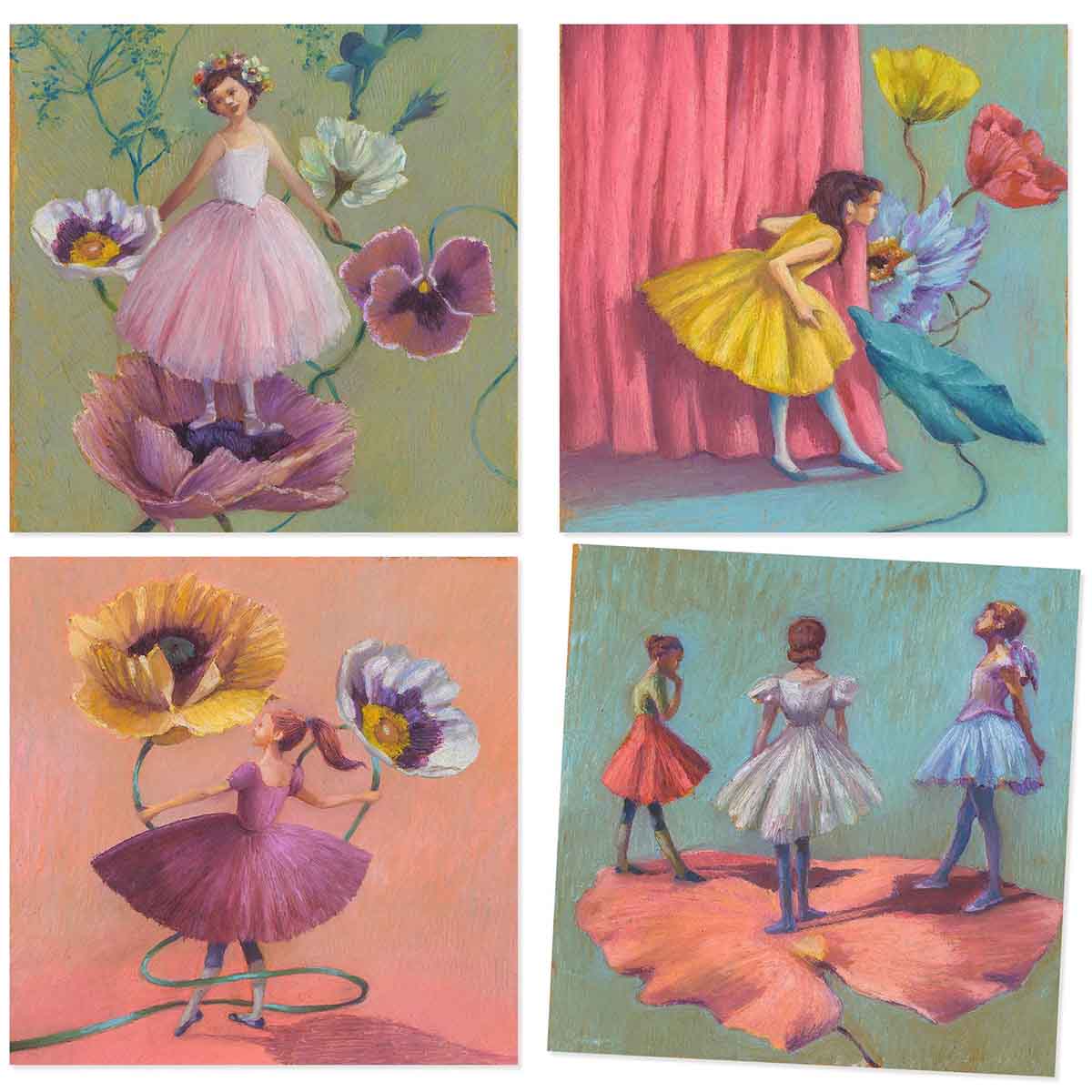 Design By Djeco Arte y Manualidades Coloreando una bailarina DJ09381