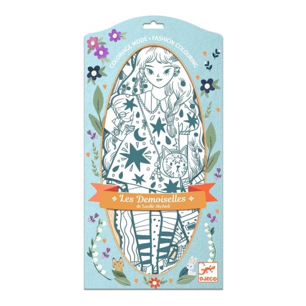 Design By Djeco Arte y Manualidades Dibujo para colorear Angele