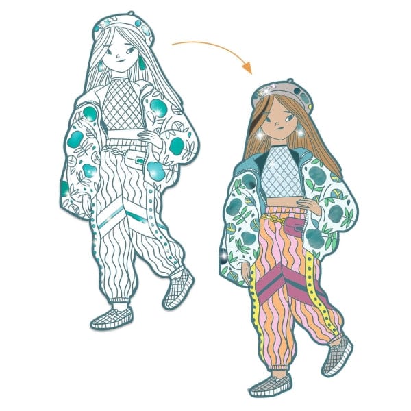 Design By Djeco Arte y Manualidades Dibujo para colorear Angele