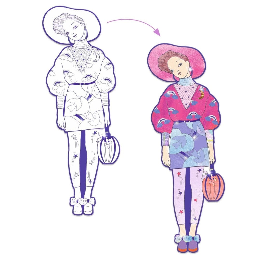 Design By Djeco Arte y Manualidades Dibujo para colorear Zaho