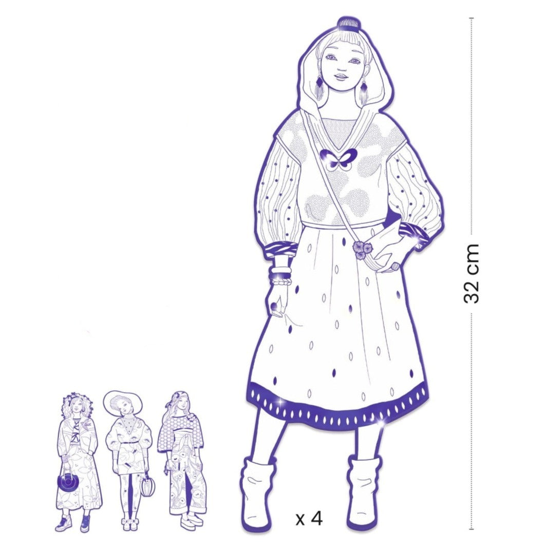 Design By Djeco Arte y Manualidades Dibujo para colorear Zaho